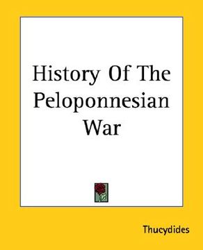 portada history of the peloponnesian war (en Inglés)