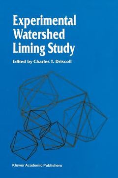 portada experimental watershed liming study (en Inglés)