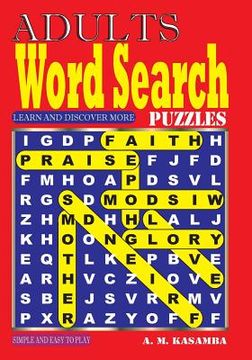 portada ADULTS Word Search Puzzles (en Inglés)