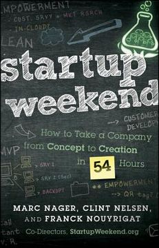 portada startup weekend: how to take a company from concept to creation in 54 hours (in English)