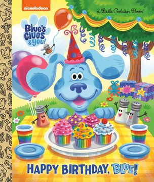 portada Happy Birthday, Blue! (Little Golden Books) (en Inglés)