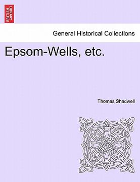 portada epsom-wells, etc. (in English)