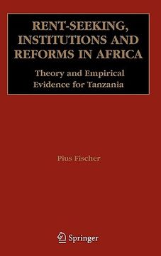 portada rent-seeking, institutions and reforms in africa: theory and empirical evidence for tanzania (en Inglés)