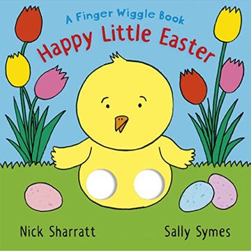 portada Happy Little Easter: A Finger Wiggle Book (Finger Wiggle Books)