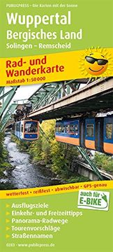 portada Wuppertal - Bergisches Land, Solingen - Remscheid 1: 50 000 (en Alemán)