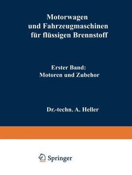portada Motorwagen und Fahrzeugmaschinen für flüssigen Brennstoff (German Edition)