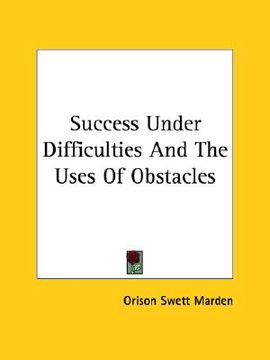 portada success under difficulties and the uses of obstacles (en Inglés)