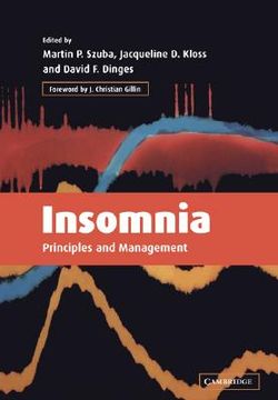 portada insomnia: principles and management (en Inglés)