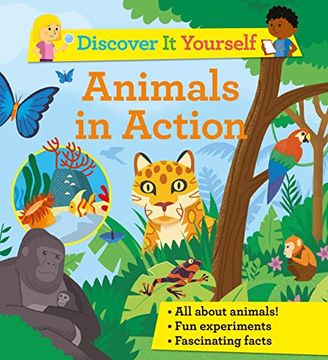 portada Discover it Yourself: Animals in Action (Discover it Yourself, 9) 