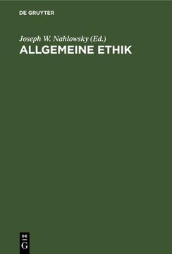 portada Allgemeine Ethik 