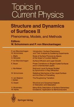 portada structure and dynamics of surfaces ii: phenomena, models, and methods (en Inglés)