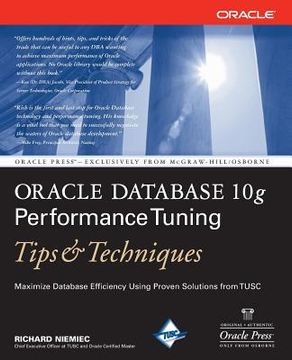 portada Oracle Database 10g Performance Tuning Tips & Techniques (Oracle Press) (en Inglés)