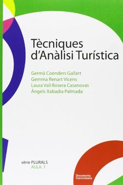 portada Tècniques DAnàlisi Turística (Plurals) (in Spanish)