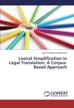portada Lexical Simplification in Legal Translation: A Corpus-Based Approach