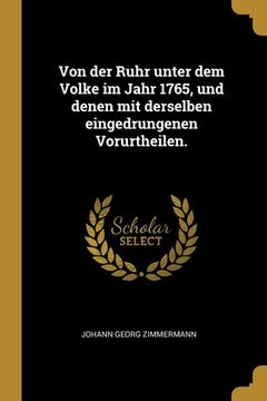 portada Von der Ruhr unter dem Volke im Jahr 1765, und denen mit derselben eingedrungenen Vorurtheilen. (en Alemán)