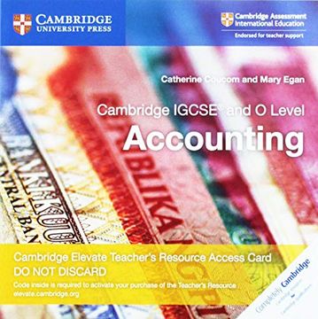 portada Cambridge Igcse and o Level Accounting Cambridge Elevate Access Card (en Inglés)