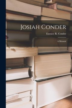 portada Josiah Conder; a Memoir (in English)