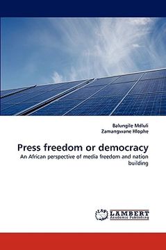 portada press freedom or democracy (en Inglés)