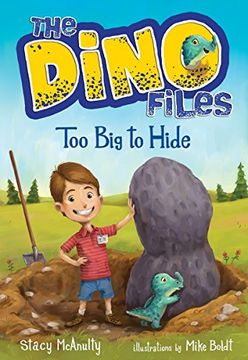 portada The Dino Files #2: Too big to Hide (a Stepping Stone Booktm) (en Inglés)