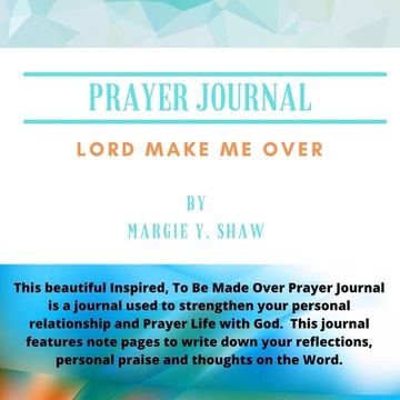 portada Prayer Journal "Lord Make Me Over" (2)