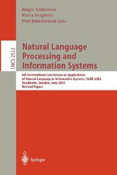 portada natural language processing and information systems: 6th international conference on applications of natural language to information systems, nldb 200 (en Inglés)