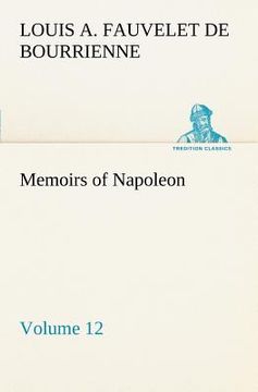 portada memoirs of napoleon - volume 12