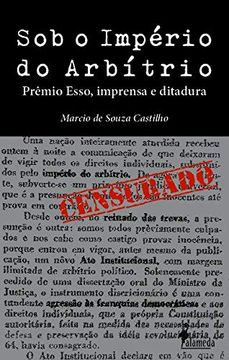 portada Sob o Império do Arbítrio (en Portugués)