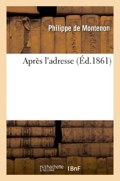 portada Apres L'Adresse (Histoire) (French Edition)
