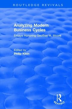 portada Analyzing Modern Business Cycles: Essays Honoring (en Inglés)