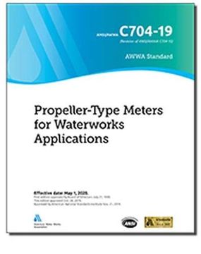 portada C704-19 Propeller-Type Meters for Waterworks Applications (en Inglés)