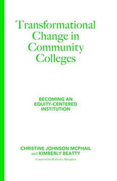 portada Transformational Change in Community Colleges (in English)