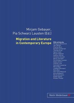 portada migration and literature in contemporary europe (en Inglés)