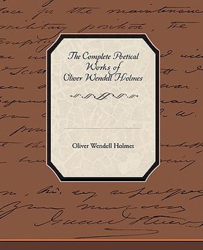 portada the complete poetical works of oliver wendell holmes (in English)