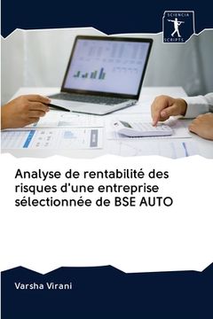 portada Analyse de rentabilité des risques d'une entreprise sélectionnée de BSE AUTO (en Francés)