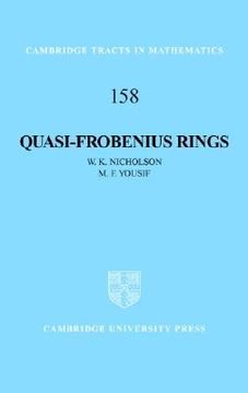portada quasi-frobenius rings (en Inglés)