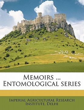 portada memoirs ... entomological series volume 7, no.9 (en Inglés)