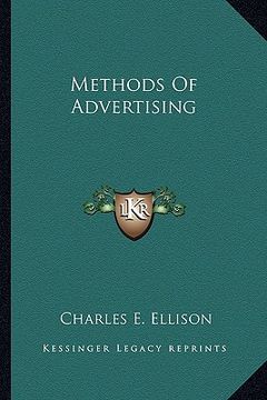 portada methods of advertising (en Inglés)