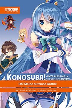 portada Konosuba! God's Blessing on This Wonderful World! Light Novel 01: Oh! Meine Nutzlose Göttin! (en Alemán)