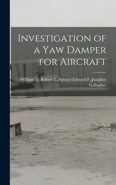 portada Investigation of a Yaw Damper for Aircraft (en Inglés)