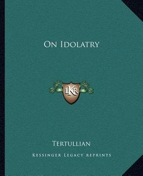portada on idolatry (en Inglés)