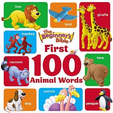 portada The Beginner'S Bible First 100 Animal Words (en Inglés)