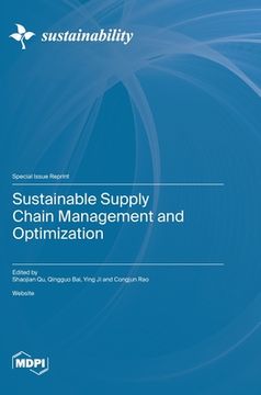 portada Sustainable Supply Chain Management and Optimization (en Inglés)