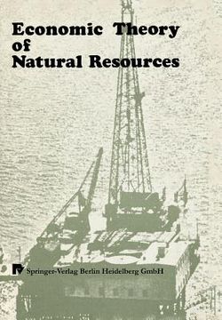 portada economic theory of natural resources. (en Inglés)