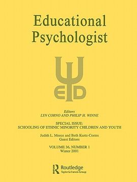 portada the schooling of ethnic minority children and youth: a special issue of educational psychologist (en Inglés)