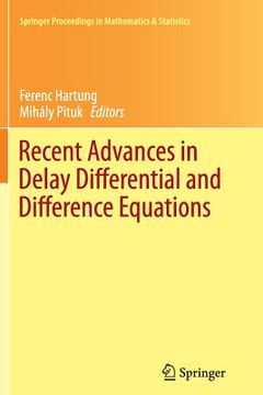 portada Recent Advances in Delay Differential and Difference Equations (in English)