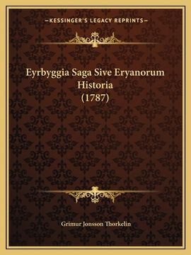 portada Eyrbyggia Saga Sive Eryanorum Historia (1787)