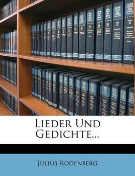 portada Lieder Und Gedichte... (in German)