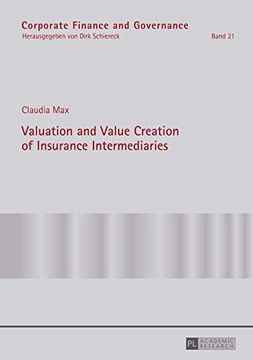 portada Valuation and Value Creation of Insurance Intermediaries (Corporate Finance and Governance)
