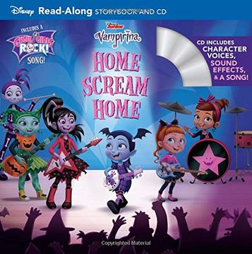 portada Vampirina Home Scream Home: Read-Along Storybook and cd (Disney Vampirina: Read-Along Storybook and cd) 