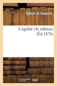 portada L'Égalité (4e Édition) (en Francés)